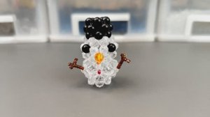 Мастер-класс Снеговик ⛄ из Бусин