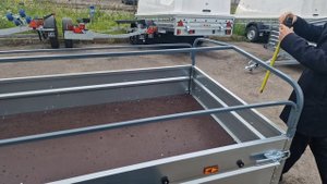 Тент ТРЕЙЛИ 00 0.3 с быстроразборным каркасом. Для 817700.002. 30см от борта.