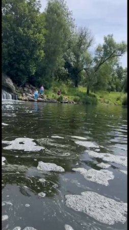 Водопад на реке Лава в Знаменске. Калининградская область.