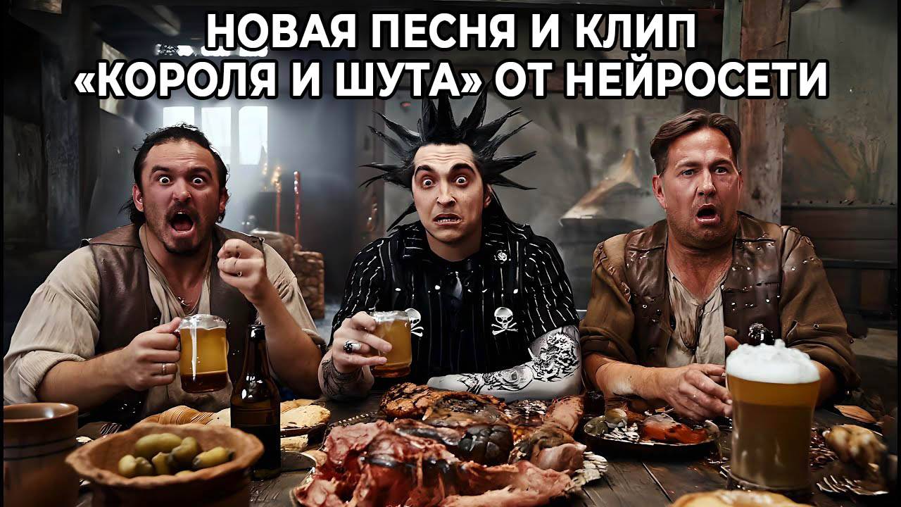 «Скелет и шут» - новая песня «Короля и шута» от нейросети