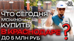 Цены на квартиры от застройщика в Краснодаре 2025 ➤➤ЖК СМОРОДИНА ✔ипотека ✔акции ➤обзор🔵Просочились