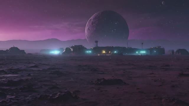 Outpost on the Forgotten Moon • Sci‑Fi Ambient Soundscape