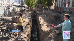 Раскопки на Пушкинской в Вологде