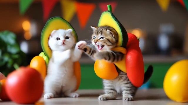 смешные авокадо кошки
