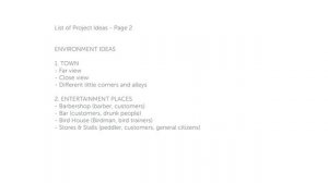 6. Listing Your Ideas