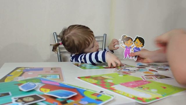 Веселые липучки  игра с мамой