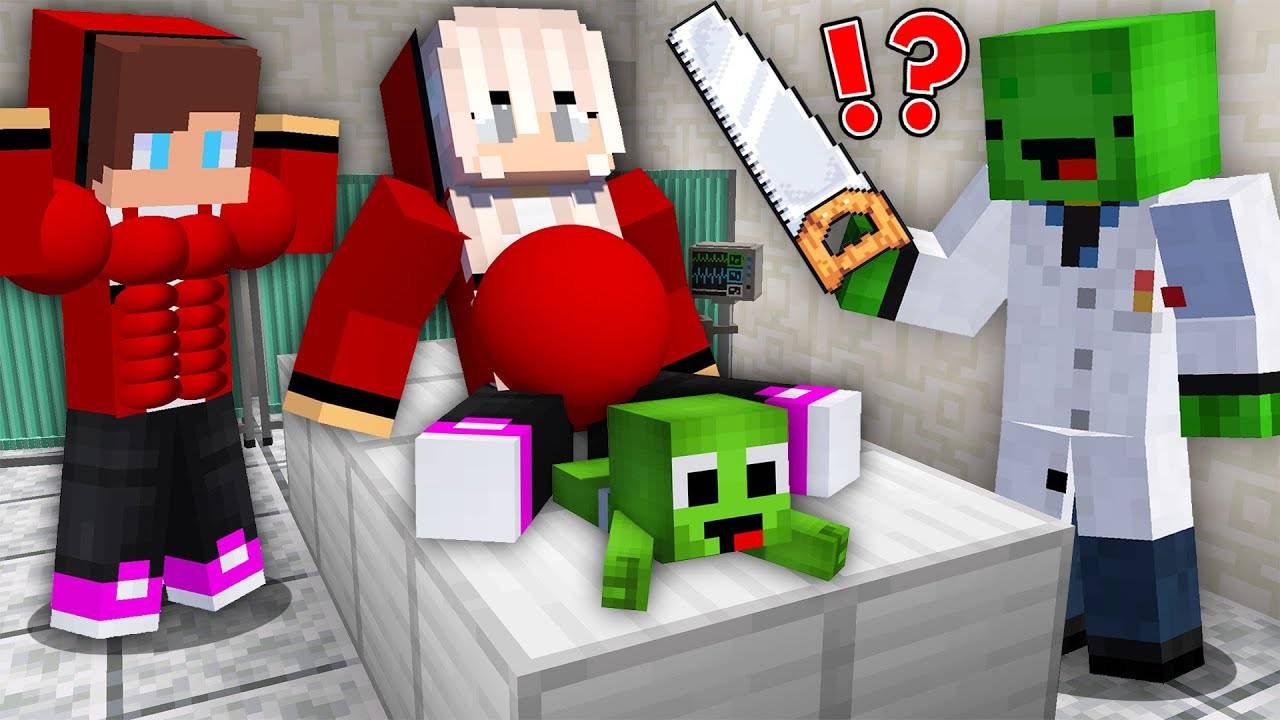 Сестра Джей Джей беременна Малышом Майки в Майнкрафт | Minecraft мультфильм
