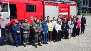 Профилактическое мероприятие «Юные пожарные» в летнем трудовом лагере  2