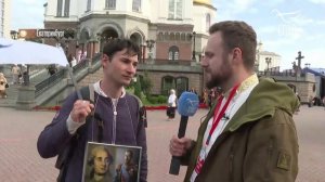 Француз Батист Кэтье о своём участии в Царском крестном ходе