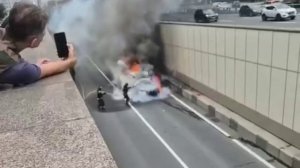 🔥На Звенигородском шоссе сгорел автомобиль🔥