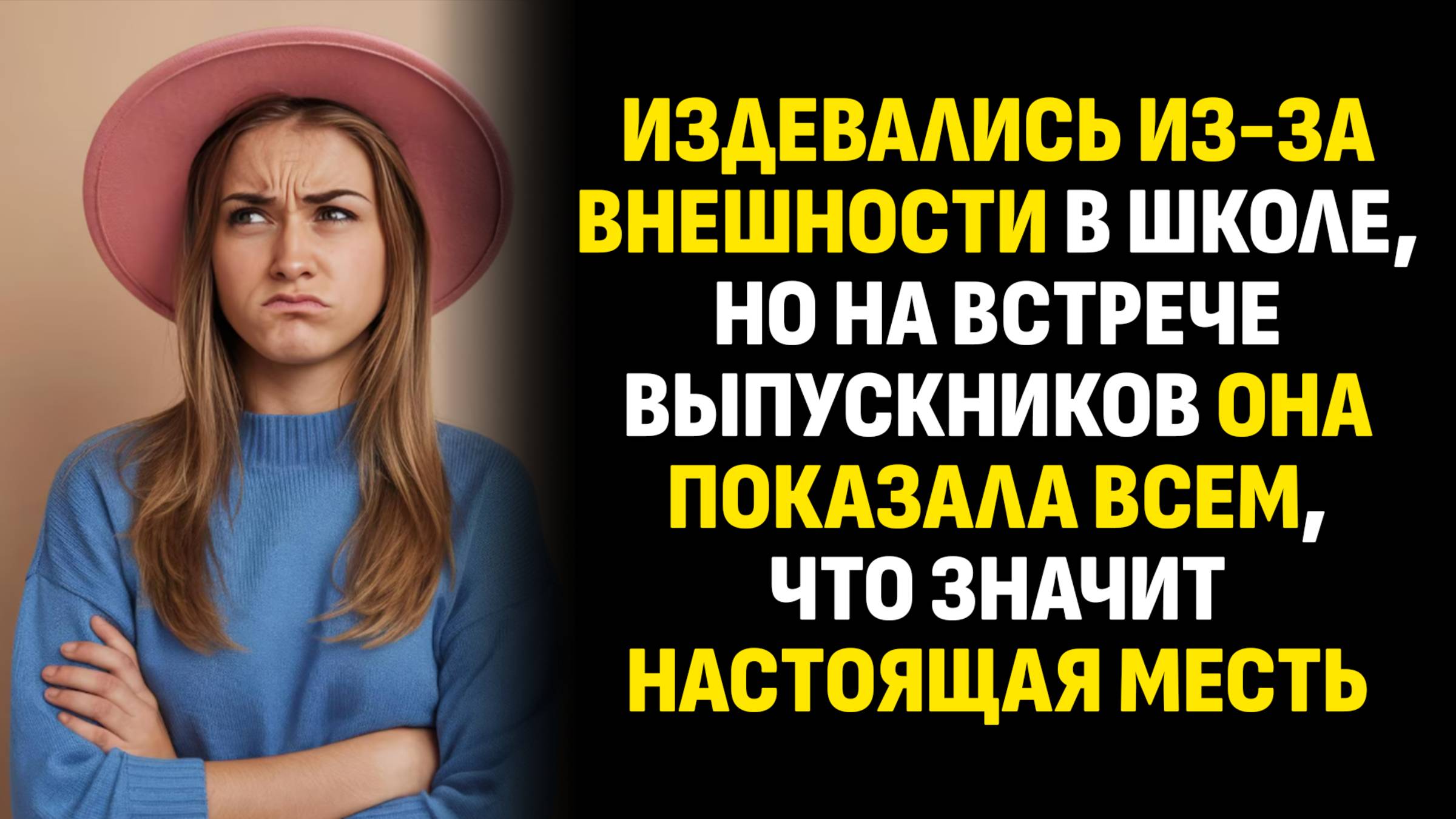 Истории из жизни. Издевались из-за внешности в школе, но на встрече. Слушать аудиорассказ
