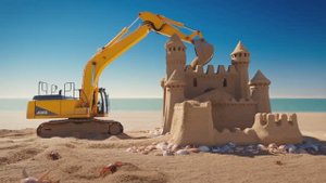 Весёлый экскаватор – детская песенка и мультик!