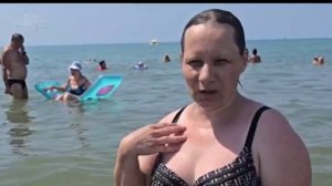 Лермонтово, Джубга. Многодетная семья из Горловки на морьке