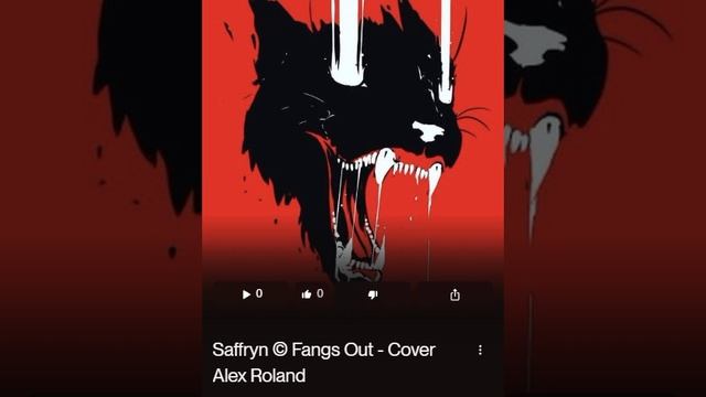 Saffryn © Fangs Out - Cover Alex Roland