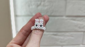 Мастер-класс Кольцо из Бисера Зайчик