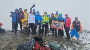 Группа Клуба 8000 «Свет Жок» совершает акклиматизационное восхождение на пик Юхина