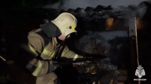 Пожар в жилом доме в Горно-Алтайске