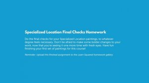 1. Specialized Location Final Checks Homework