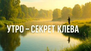 Почему рыба клюёт лучше с утра? Рыбаки об этом знают - теперь узнаете и вы!