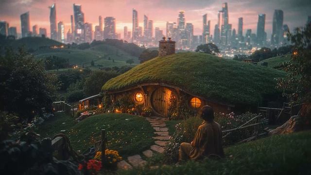 The Shire Year 4997 🔺 Cyberpunk Fantasy Ambient for Things That Came To Pass
