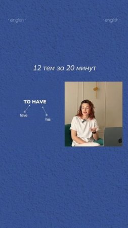 12 тем за 20 минут 🔥 Сжала самую базу английской грамматики в одно видео!