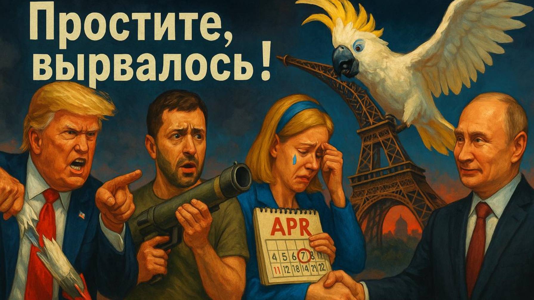 16.07.25 | "Простите, вырвалось!" №225 | Новости | Cанкции США против России, война в Европе