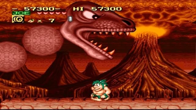 🎮 Joe & Mac HARD NO DAMAGE (SNES, Super Nintendo)