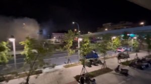 Подразделения механизированной пехоты тайваньской армии проводят операции в городских условиях.