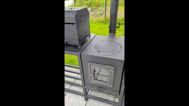 Мангальный комплекс, мангал с крышей от компании Bbq-zone40.ru смотреть онлайн