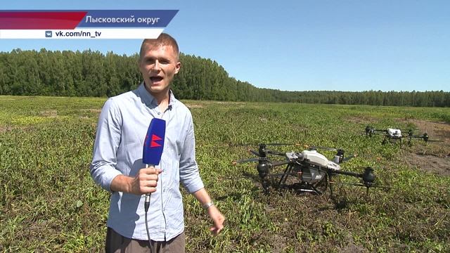 Агродроны тестируются на нижегородских полях в рамках нацпроекта «Беспилотные авиационные системы»