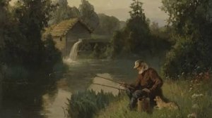 В тени лесов течёт река,