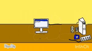 офисный работник ломает монитор из-за лагов