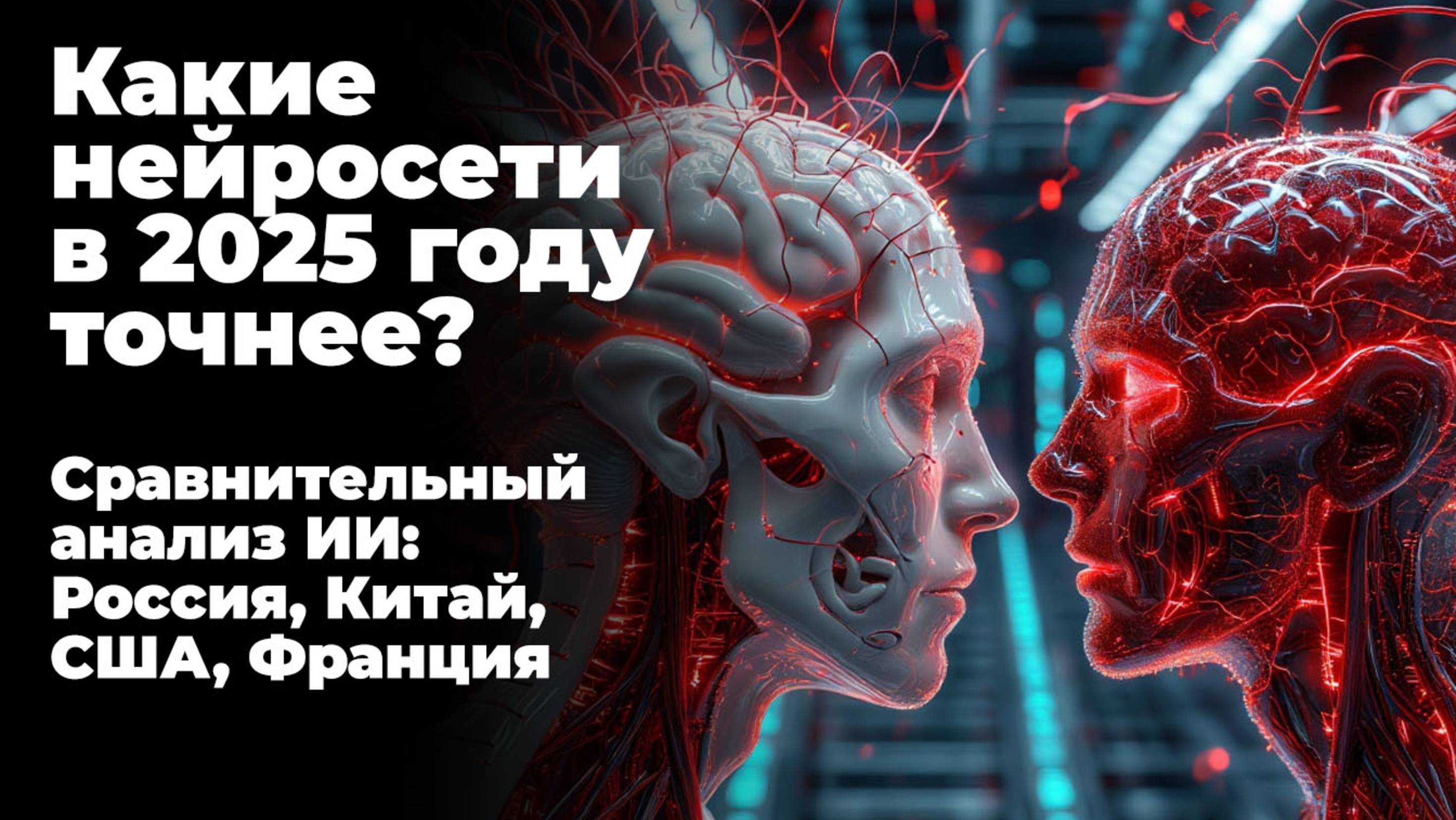 Какие нейросети в 2025 году точнее? Сравнительный анализ ИИ:  Россия, Китай, США, Франция | Тренд