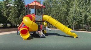 Благоустройство сквера и детской площадки в Отрадном