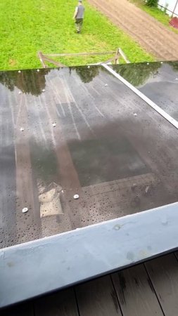 Монтаж монолитного поликарбоната на террасу
