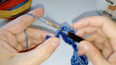 Узор крючком 10 #вязаниекрючком #узорыкрючком