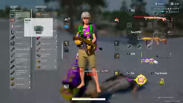 PUBG: Холодная Сталь AWP - Выживание Соло на Снежной Карте