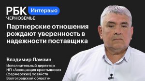 Владимир Ламзин: «Партнерские отношения рождают уверенность в надежности страховщика»