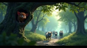 Лучше спрятаться в тени крон!