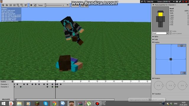 Танцевальная битва в майнкрафте Стив против Фроста смотреть онлайн