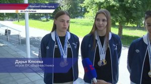 Нижегородские ватерполистки из «Буревестника» в составе национальной сборной готовятся к сезону