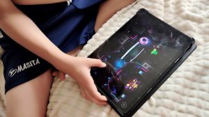 Прошёл уровень Космос Geometry Dash!!!!