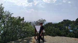 Сказочный вид на заповедник Большой Утриш на Чёрном море открывается с горы