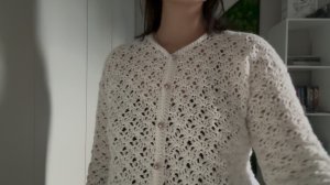 Ажурный кардиган| МК для начинающих