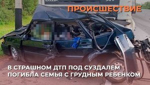 В страшном ДТП под Суздалем погибла семья с грудным ребенком