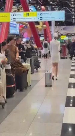 ✈️ Чемодан сам ходит за ней🤣