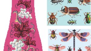 СТАРИННЫЕ СХЕМЫ. Art Nouveau. Рукоделие, вышивка, вязание. Подборка №147.