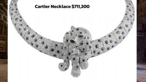 5 самых дорогих колье Cartier проданных на Sotheby's