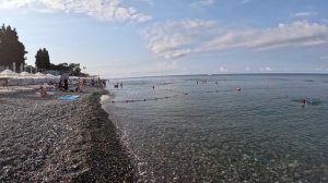 Море как слеза! Вода прогрелась, а мазут не всплывает! Лазаревское 17.07.2025.
