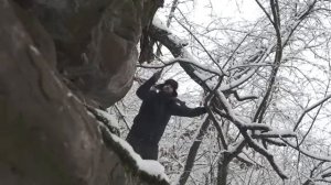 Экстримальное выживание в зимнем лесу в минус 20 Жесть